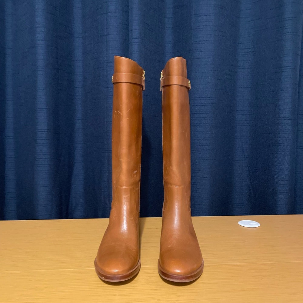 Tory Burch Turn Lock Riding Boot - Picture 4 of 8